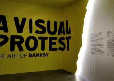 Mostra A VISUAL PROTEST. The art of Banksy