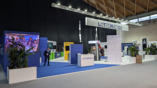 Stand Lottomatica ad Enada 2025